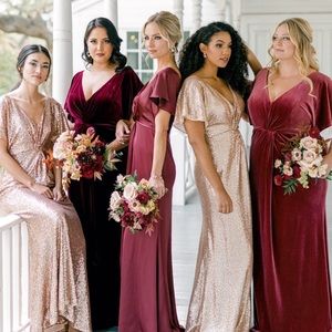 ISO Revelry Gwen Velvet Romantic Rose Dress in Size 8 or Larger! ASAP!
